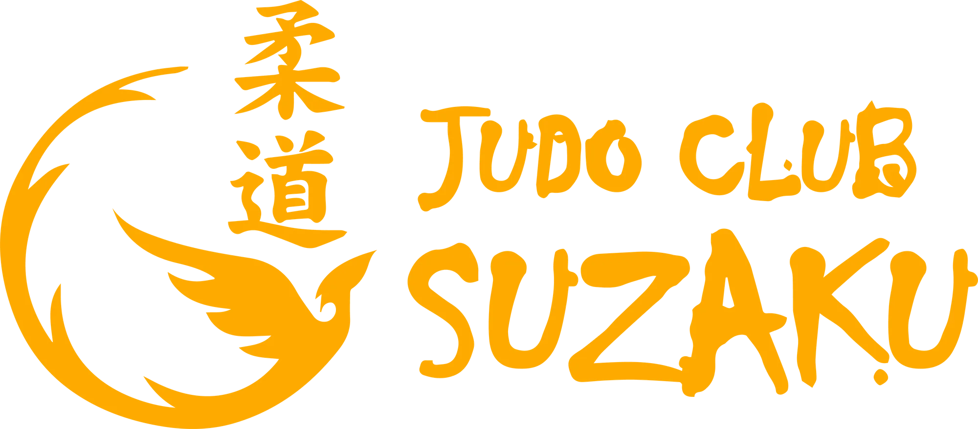 Judo Club Suzaku - Logo en dorado